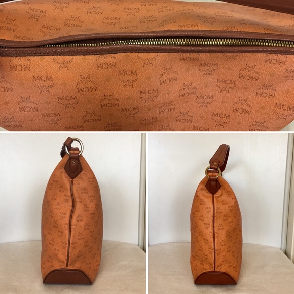 MCM HOBO Shoulder Bag- Tan - Picture 5 of 12